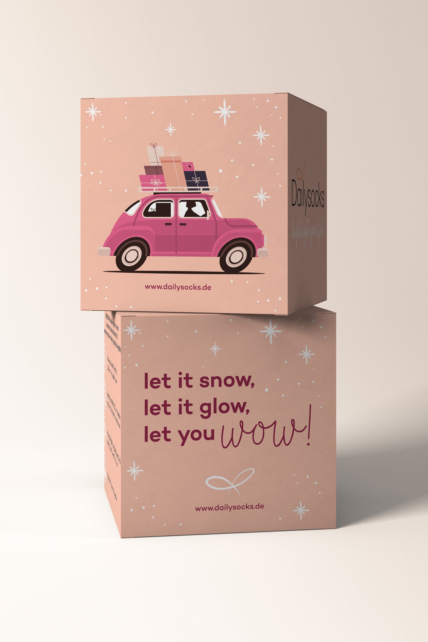 Geschenkewürfel "CHRISTMAS"