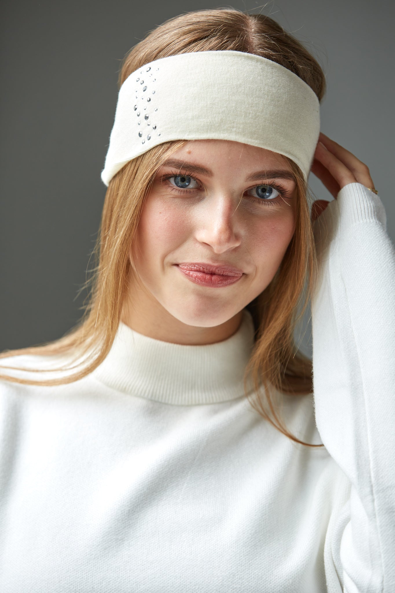 Headband GITTI - wool white