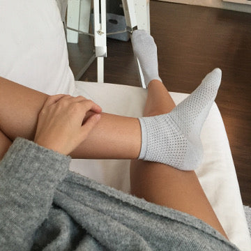 CLAUDIA 1.0 - silber, blue, black - dailysocks.berlin