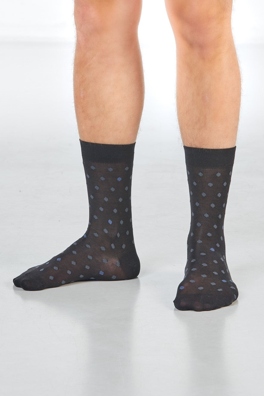 FELIX 1.0 - schwarz mit blauen Punkten