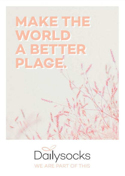 Postcard "Make the world a better place"