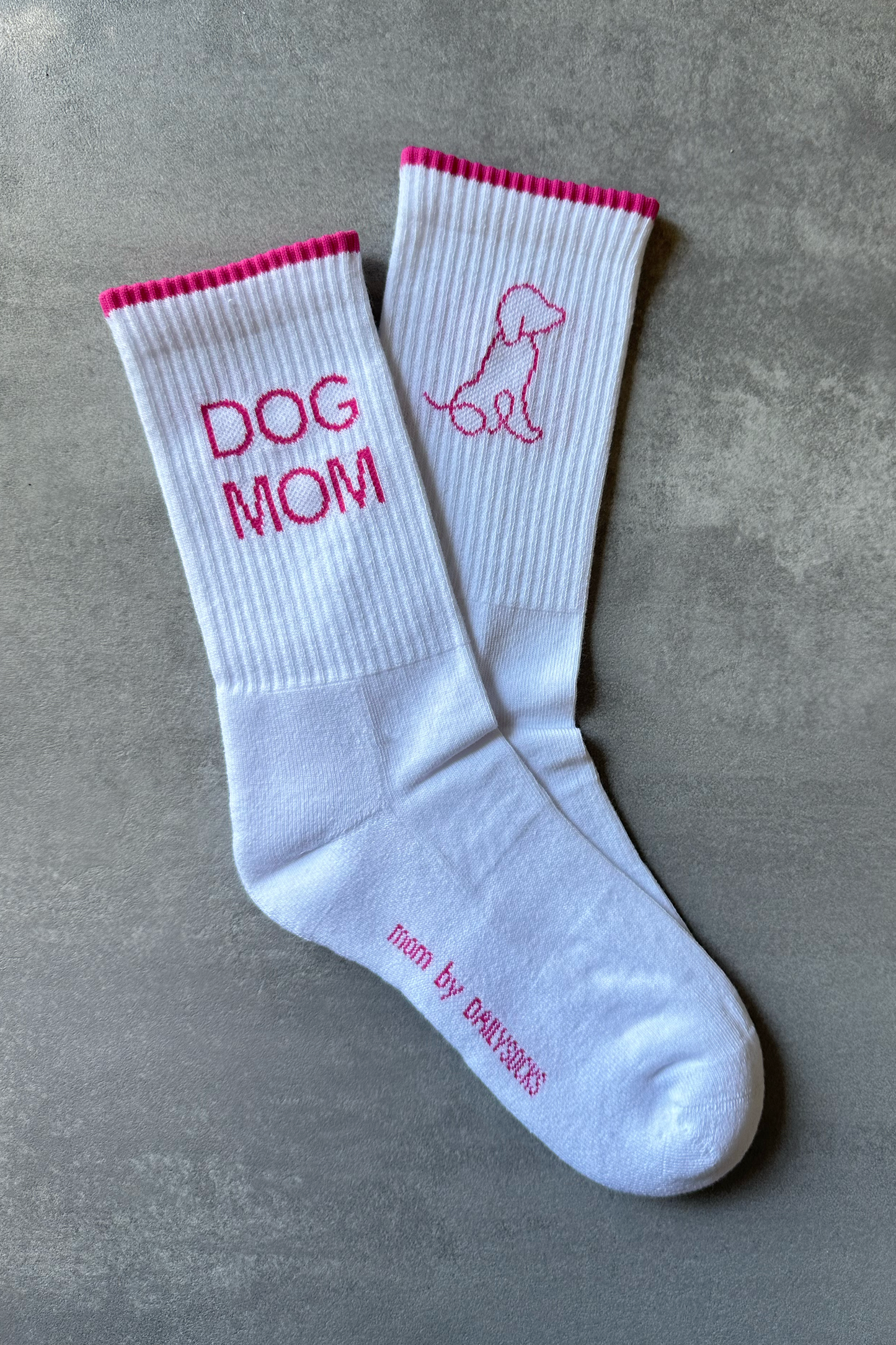 DOG MOM 2.0 - white/pink