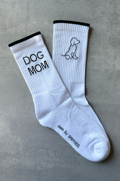 DOG MOM 2.0 - white/black