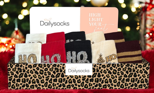 DAILYSOCKS CHRISTMAS BOX 50 Paar inkl. Kassendisplay