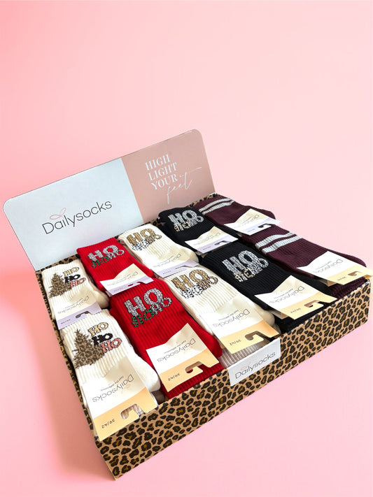 CHRISTMAS BOX 50 Paar inkl. Kassendisplay