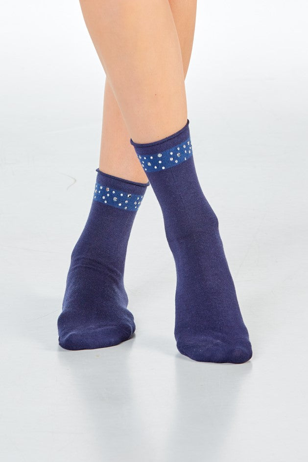 GRETA 1.0 - blau - dailysocks.berlin