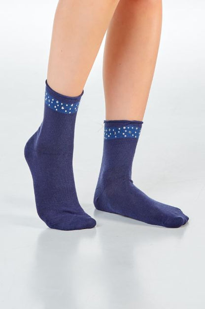 GRETA 1.0 - blau - dailysocks.berlin