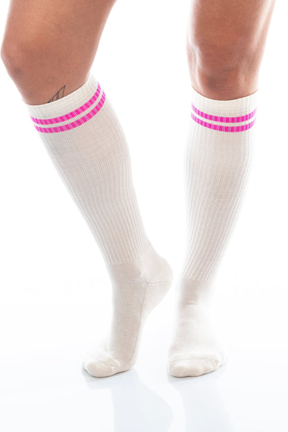JACKIE 1.0 - white/neon pink