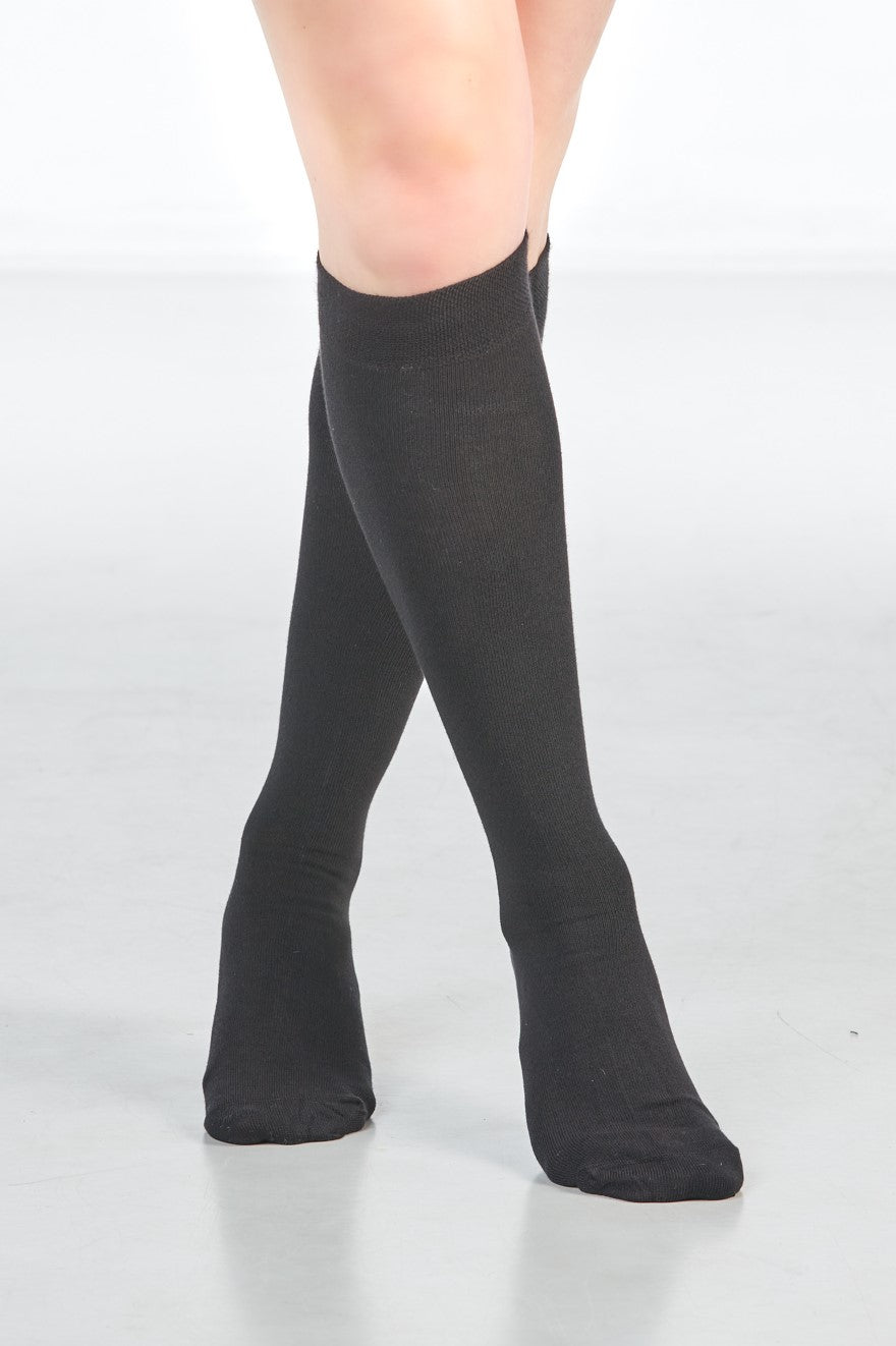 Maxi knee socks - black