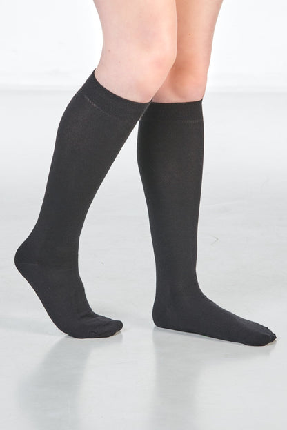 Maxi knee socks - black