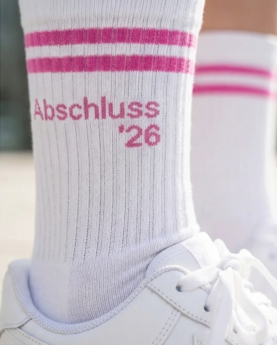 Class of '26 - white/neon pink