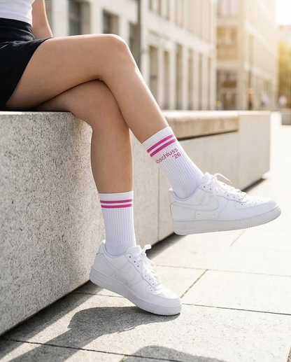 Class of '26 - white/neon pink