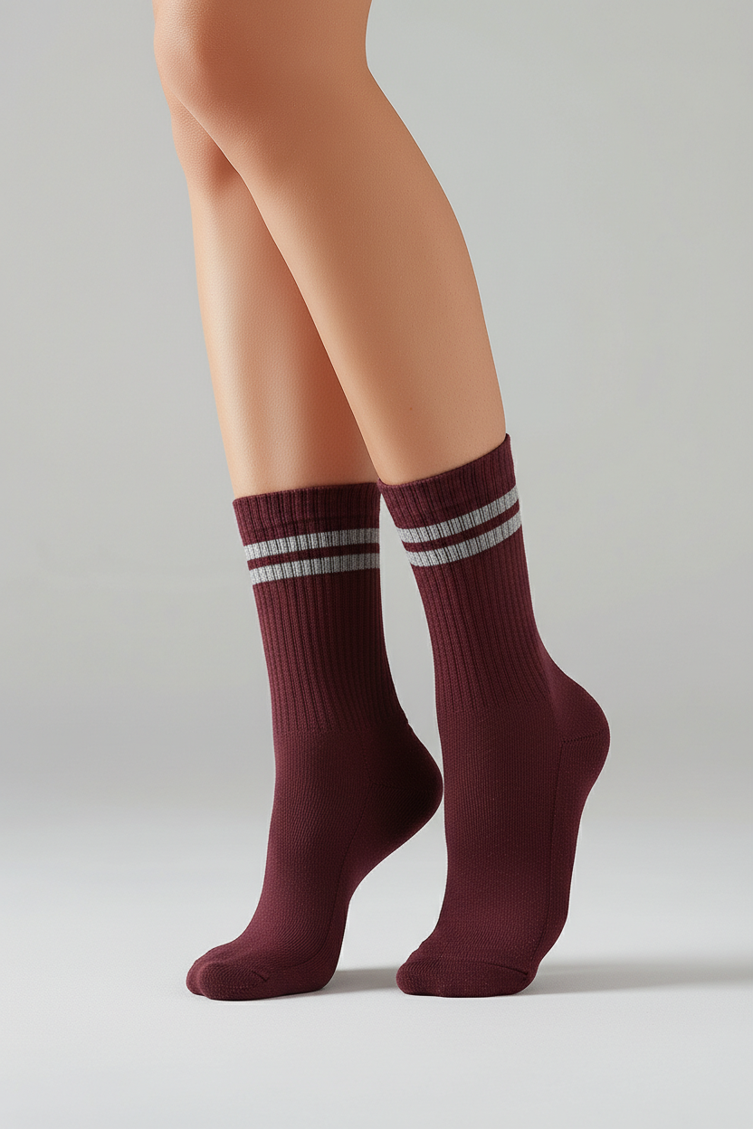 BERRY - bordeaux/silber