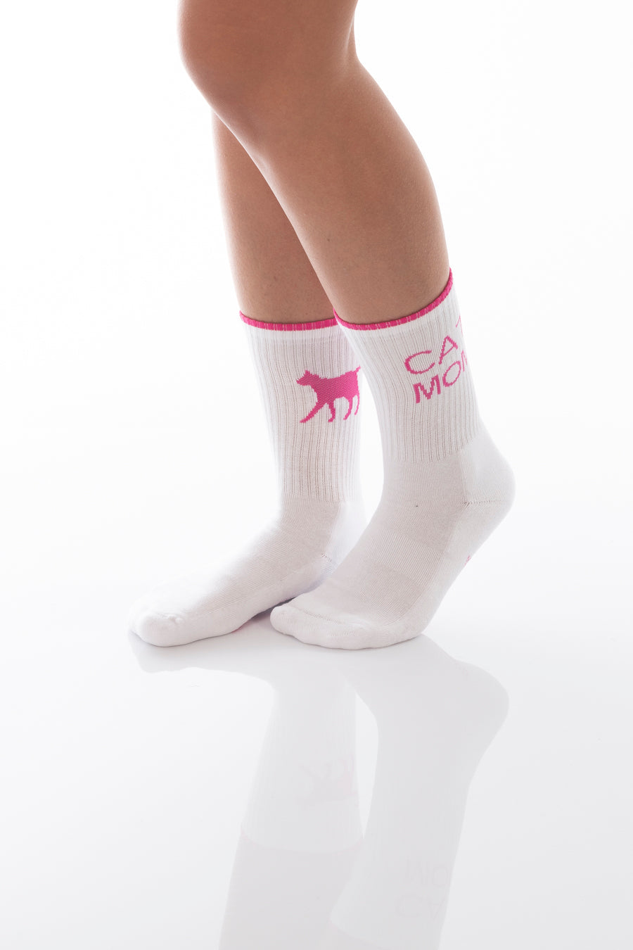 CAT MOM 2.0 - white/pink